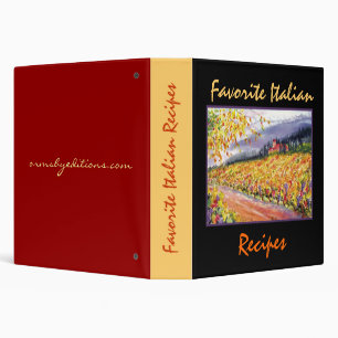 Favourite Italian Recipes - Binder