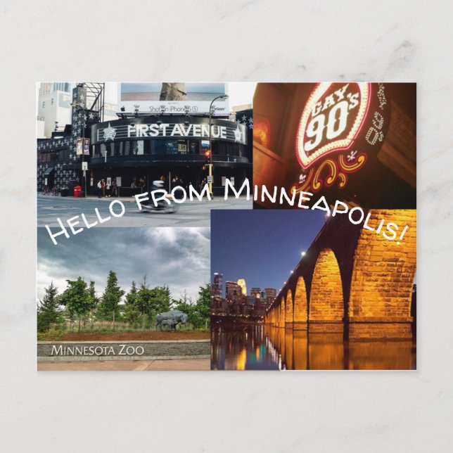 Favourite Landmarks Postcard (Front)