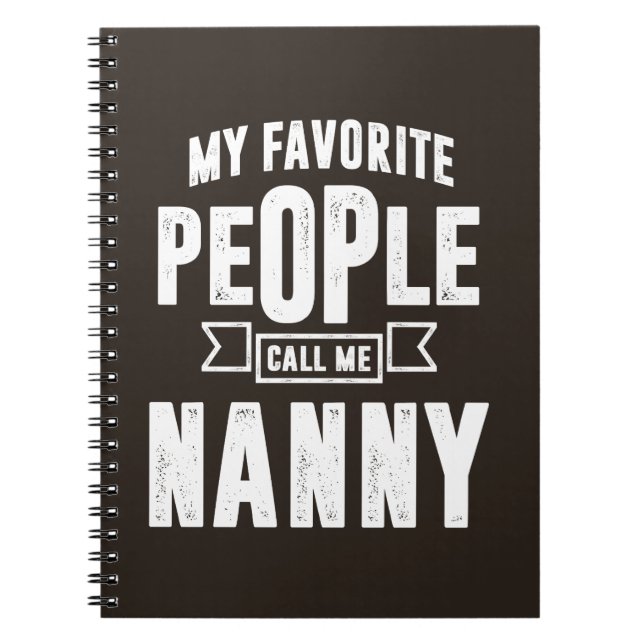 Favourite Nanny Notebook (Front)