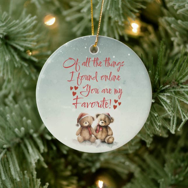 Favourite Online Find Bear Ornament Customized (Tree)