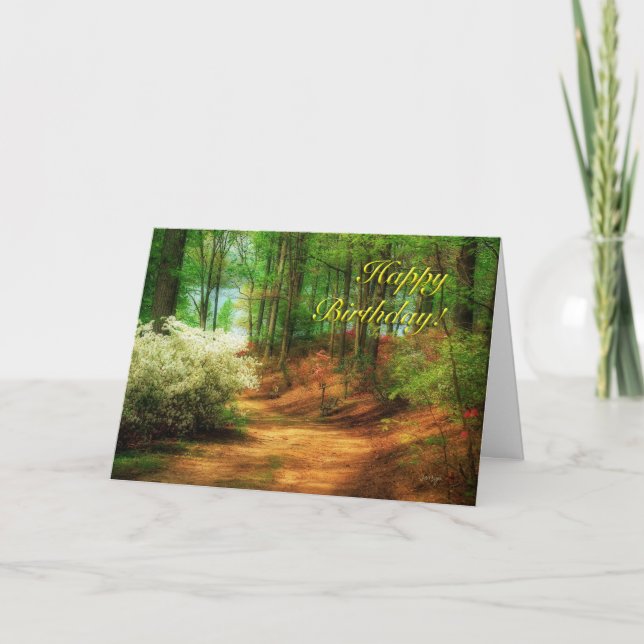 Favourite Path - Birthday Card (Front)