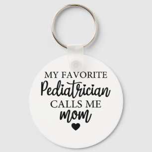 Favourite Pediatrician Calls Me Mom Match Day 2024 Keychain