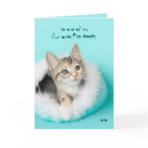 Favourite peeps Kitten Easter Card