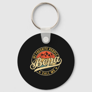 Favourite People Call Me Bepa Funny Father's Day Keychain