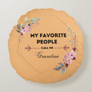 favourite people call me grandma pillow