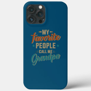 Favourite People Call Me Grandpa Vintage For iPhone 13 Pro Max Case