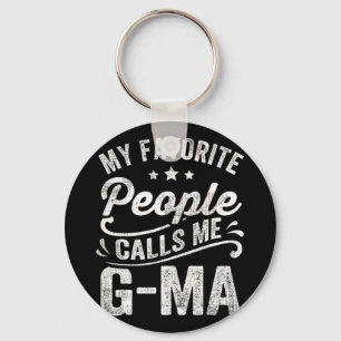 Favourite People Calls Me G-ma Mother's Day Gift  Keychain