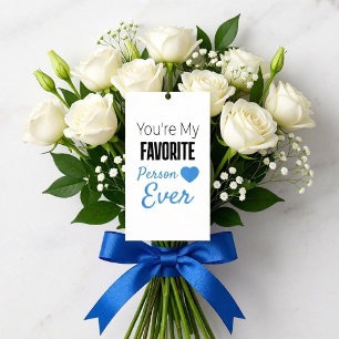 Favourite person ever personalized enclosure card