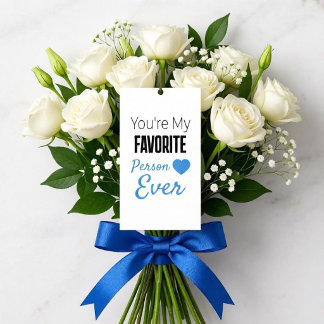 Favourite person ever personalized enclosure card