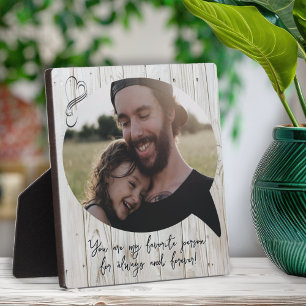 Favourite Person Talk Bubble Photo Keepsake Plaque