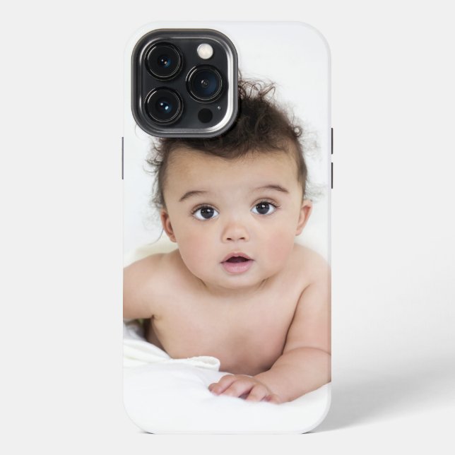 Favourite Photo Personalized Template iPhone Case (Back)