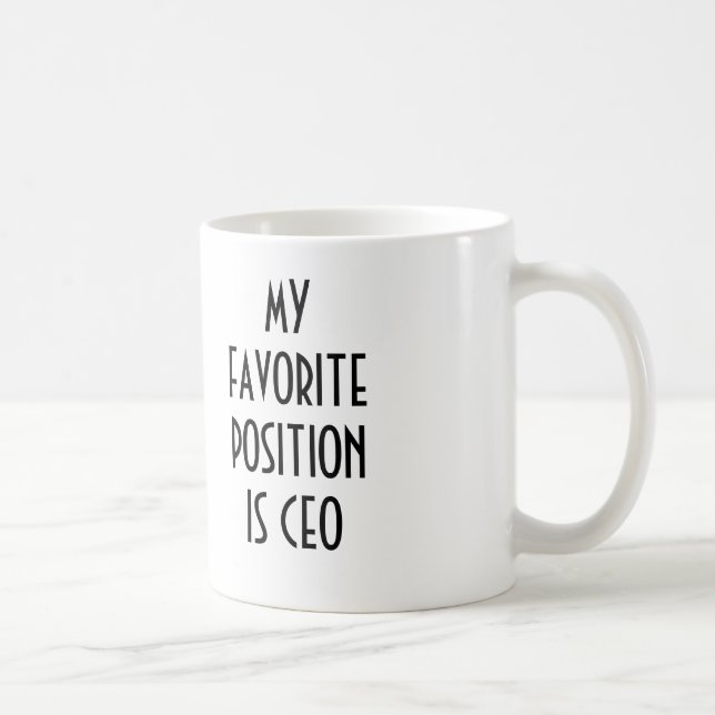 Favourite Position Coffee Mug (Right)