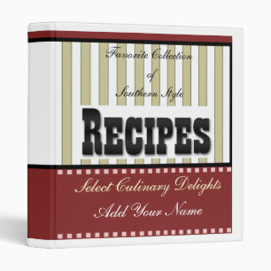 Favourite Recipe Collection Scrapbook Binder