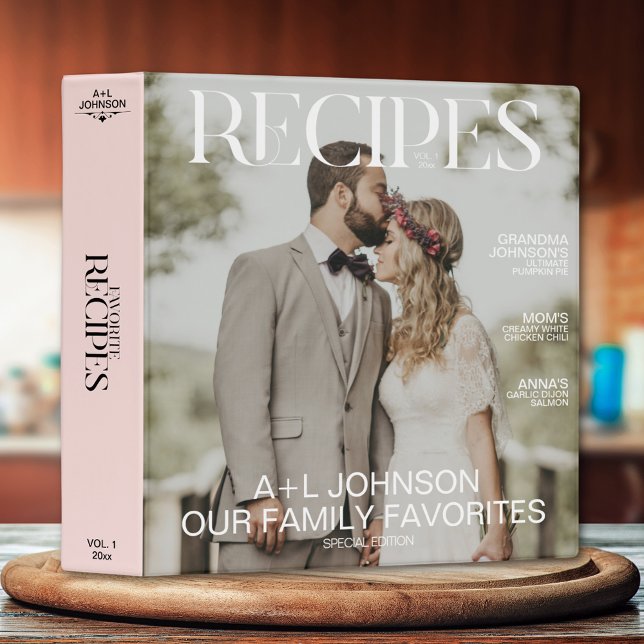 Favourite Recipes 2 Photo Magazine Cover Binder (Creator Uploaded)