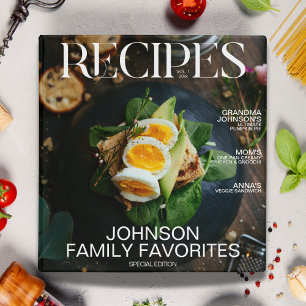 Favourite Recipes 2 Photo Magazine Cover Binder