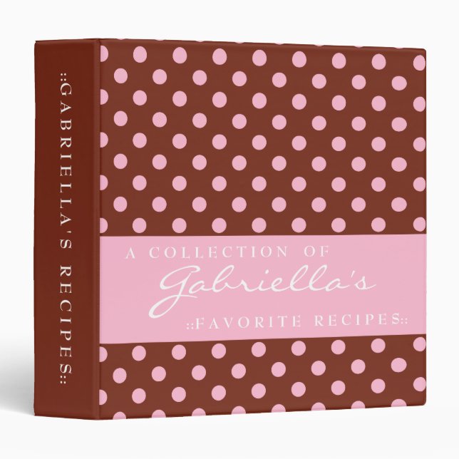 Favourite Recipes Binder (Front/Spine)