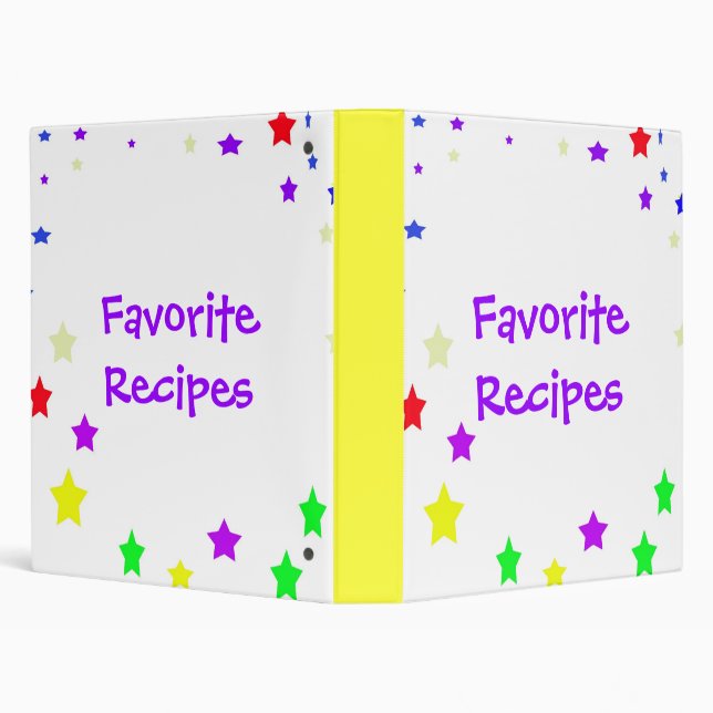 Favourite Recipes Binder (Background)