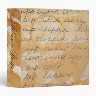 Favourite Recipes Cookbook 1.5" Binder