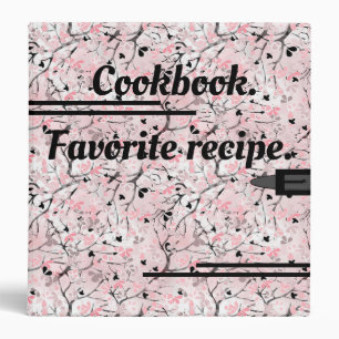 Favourite recipes, cookbook binder