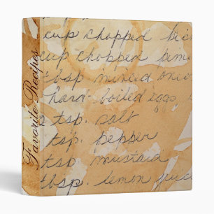 Favourite Recipes Cookbook Binder