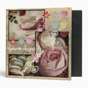 Favourite recipes from grandma 3 ring binder