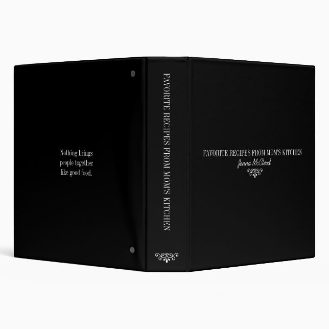 Favourite Recipes from Mom's Kitchen  Binder (Background)