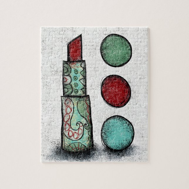 Favourite Red Lipstick Jigsaw Puzzle (Vertical)