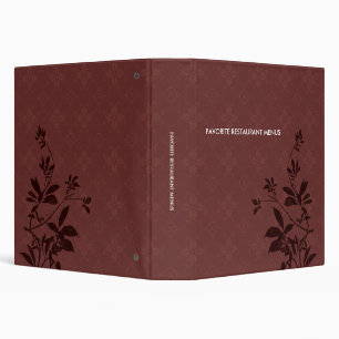 Favourite Restaurants Binder