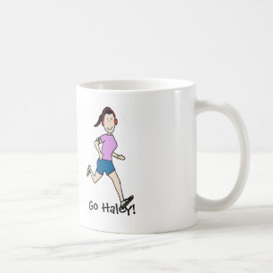 Favourite runner mug- personalized cartoon coffee mug