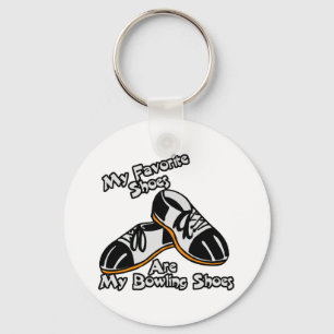 favourite shoes are bowling shoes keychain