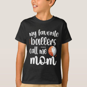 Favourite Sketll Volleyll Players Call Me Mom Ll M T-Shirt