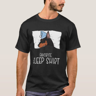 Favourite Sleep Shirt Doberman, Napping Doberman D