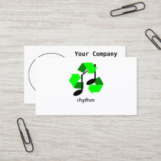 Favourite Song Rhythm Business Card