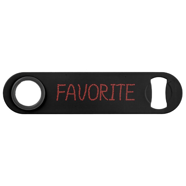 Favourite Speed Bottle Opener (Front (Horizontal))
