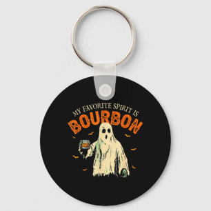 Favourite Spirit Is Funny Ghost Halloween Costume Keychain