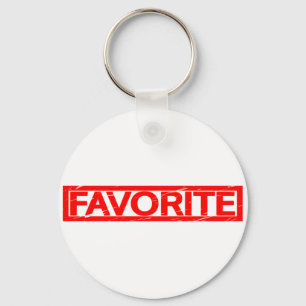 Favourite Stamp Keychain