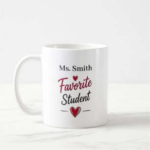 Favourite Student Personalized Teacher Gift Coffee Mug