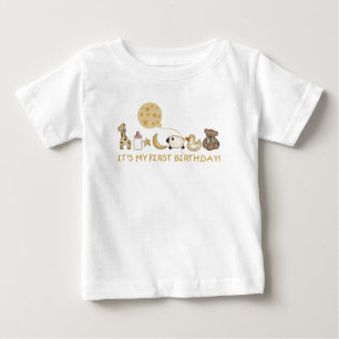 Favourite Things First Birthday Baby T-Shirt