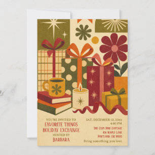 Favourite Things Holiday Exchange Invitation