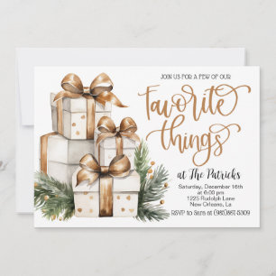 Favourite Things Party Invitation