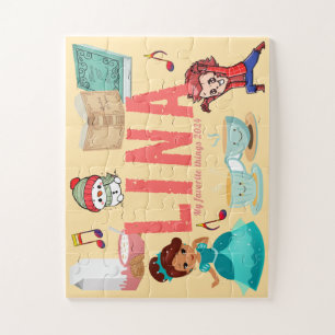 Favourite Things Yearly Custom Kids Jigsaw Puzzle