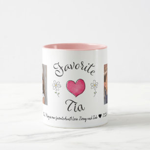 Favourite Tia 2 Photo Custom Mug