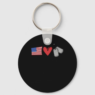 Favourite Veteran Is My Papa Father Veterans Day K Keychain