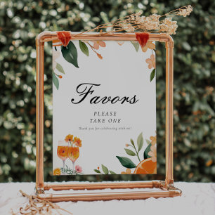 Favours Aperol Spritz Bridal Shower Sign