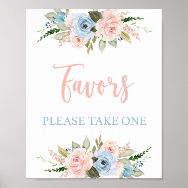 Favours Gender Reveal Poster (Front)