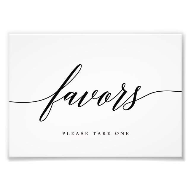 Favours Sign EDITABLE COLOR and SIZE MSC (Front)