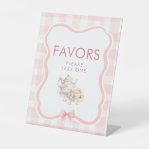 Favours Sweet Tea Party Baby Shower Table Sign