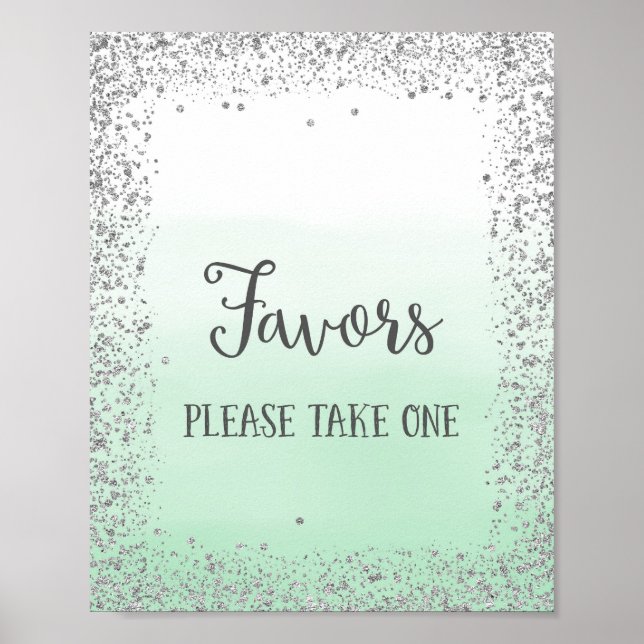 Favours Wedding Poster Print (Front)