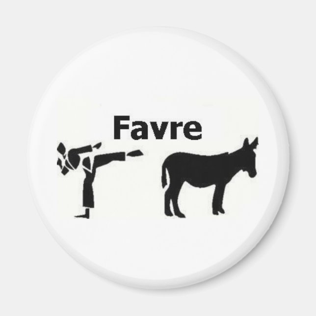 Favre Kicks A** Magnet (Front)