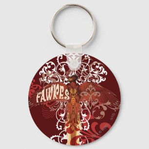 Fawkes Spread Wings Keychain